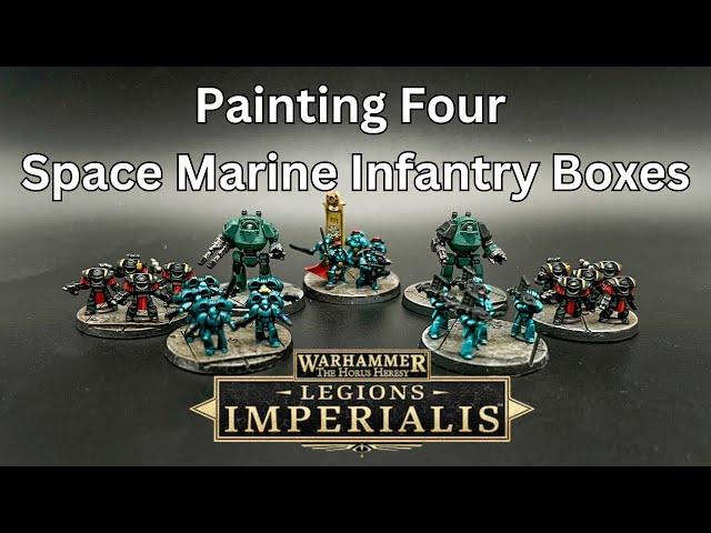 How to Paint Epic Scale Sons of Horus Space Marines for Warhammer Legions Imperialis