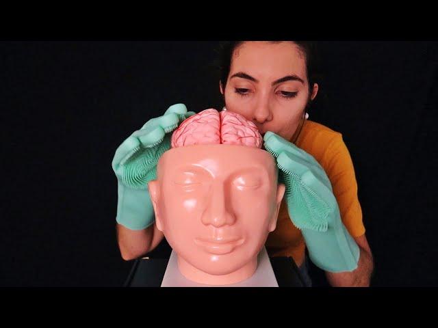 ASMR BINAURAL - ARREPIANDO SEU CÉREBRO  *brain massage