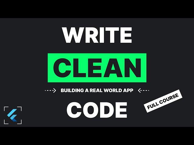 Flutter Clean Architecture - Learn By A Project | Full Beginner's Tutorial