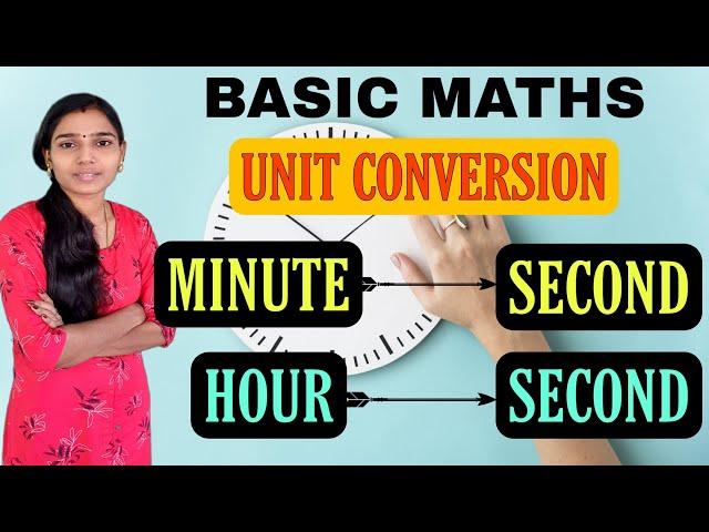 Unit Conversion|How To Convert Second To minute|Hour To Seconds|Psc Tips And Tricks Maths|Basicmaths