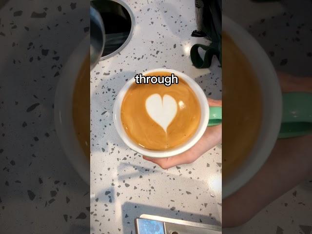 4 Basic Latte Hearts 