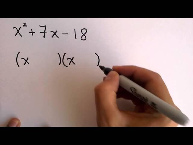 Factoring Quadratic Expressions Pt. 1