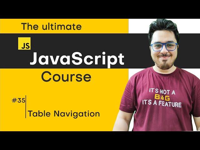 Table Navigation | JavaScript Tutorial in Hindi #35