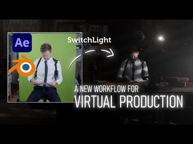 Greenscreen Compositing with Switchlight and Blender #compositing #greenscreen #blender #b3d