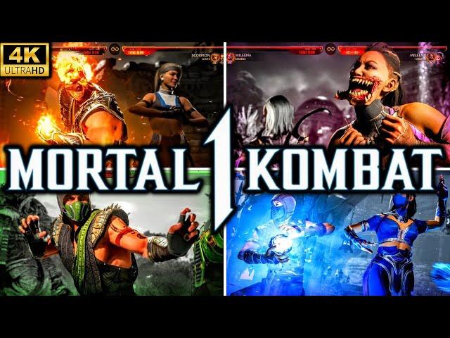 MK1 FATAL BLOW KOMBOS FOR *ALL* CHARACTERS AND KAMEOS!! (4K 60 FPS) BASE ROSTER (MORTAL KOMBAT 1)