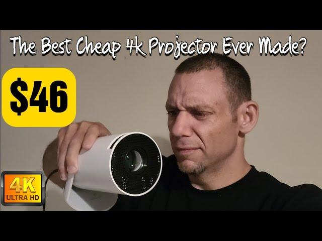 The Best Cheap 4K Projector Money Can Buy HY300M Review ITS INSANELY GOOD!!! #TEMU