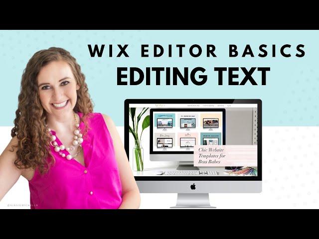 Editing Text in WIX | WIX Website Editor | WIX Tutorials | How to Create Your Own Website