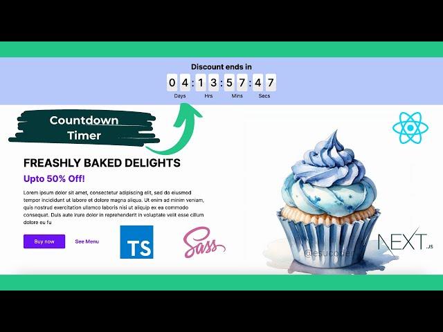 How to create a countdown timer with Next.js using TypeScript