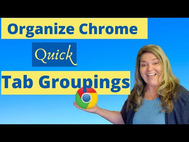 Keep Your Chrome Organized-Tab Groups. Easily see which tab is for work. Helps sharing in meetings.