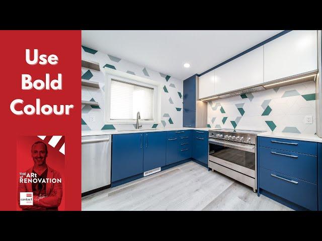 Use Bold Colour in the Kitchen!