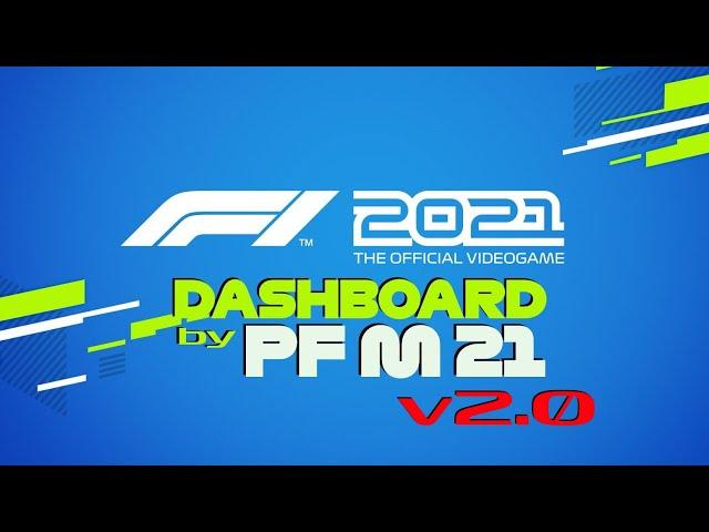 F1 2021 SimHub Dashboard by PFM21 - V2.0