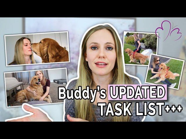 UPDATED Service Dog TASK LIST for POTS (or Orthostatic Hypotension, Neurocardiogenic Syncope, etc)