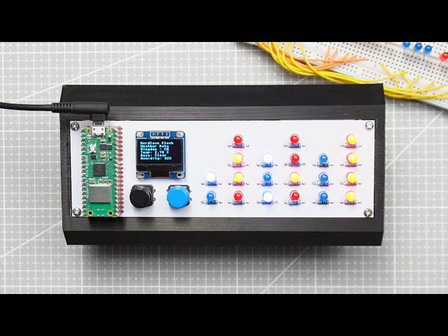 Weather Monitor and Binary Clock - Raspberry Pi Pico Project