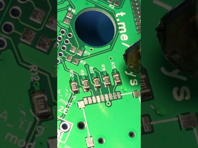 How to smd components solder paste  #4k #solderingtips