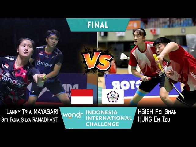 Lanny Tria Mayasari/Siti Fadia vs Hsieh Pei Shan/Hung En Tzu BNI IIC 2024 Badminton | Final