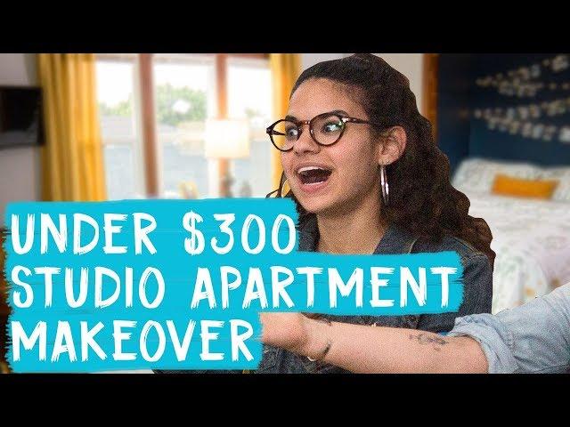 Studio Apartment Makeover for Under $300! | Mr. Kate Decorates