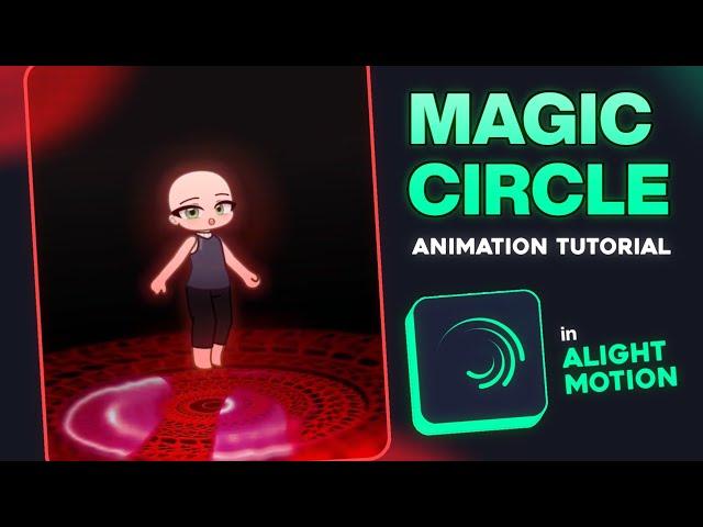 Magic Circle Platform Animation Tutorial in Alight Motion