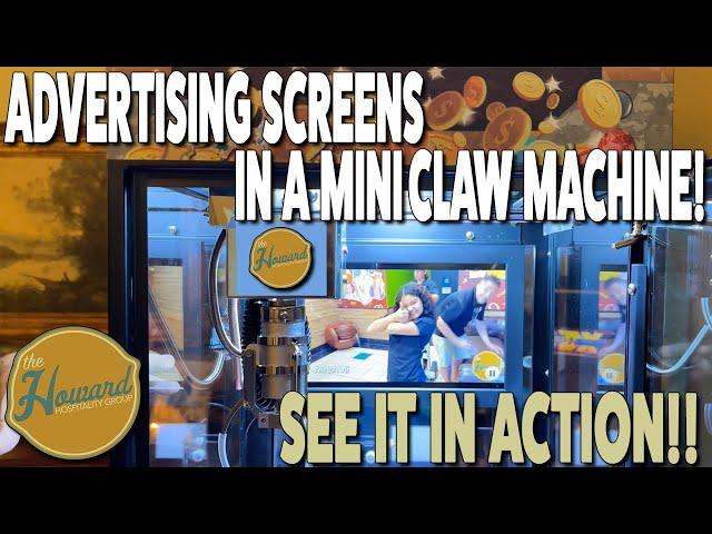 Advertising Screens For Your Mini Claw Machines!  See It In Action & Get All The Details!!