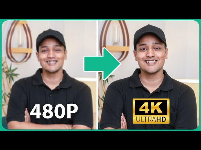 How to Increase Video Quality | Enhance to 4K