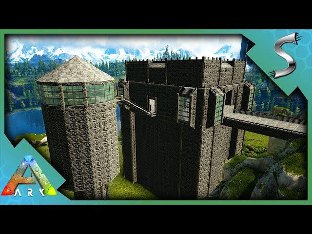 I BUILT A GIGANTIC CASTLE BASE ON VALGUERO! - ARK Survival Evolved [E36]