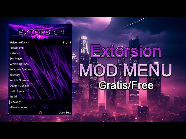 NUEVO MOD MENU EXTORSION | FULL RECOVERY OPTIONS | GTA V ONLINE PC