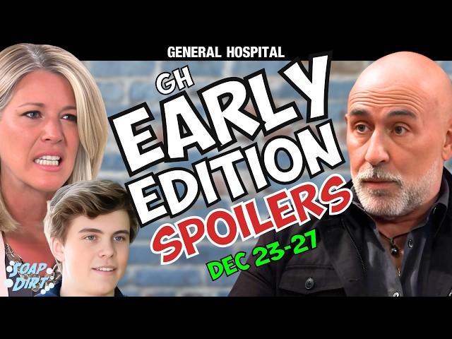 General Hospital Early Edition Spoilers Dec 23-27: Carly Rants, Cam Returns & Sidwell Stalks #gh