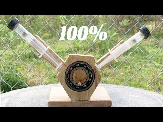 Amazing dubble cylinder engine 100% working