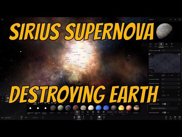 Will Sirius B Supernova Destroy Earth?- Universe Sandbox²