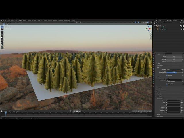 Tree Particle Systems & Transparency Troubleshooting (Fast n' Easy)| Blender 3.1 Tutorial