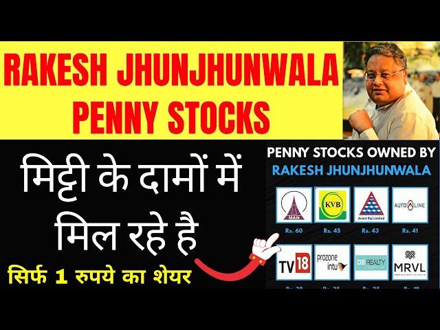 Rakesh Jhunjhunwala Penny Stocks Portfolio - Rakesh Jhunjhunwala का Penny Shares - Stocks To Buy