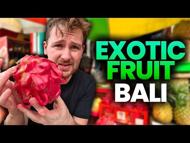 Trying EXOTIC Fruit in Bali  Indonesia