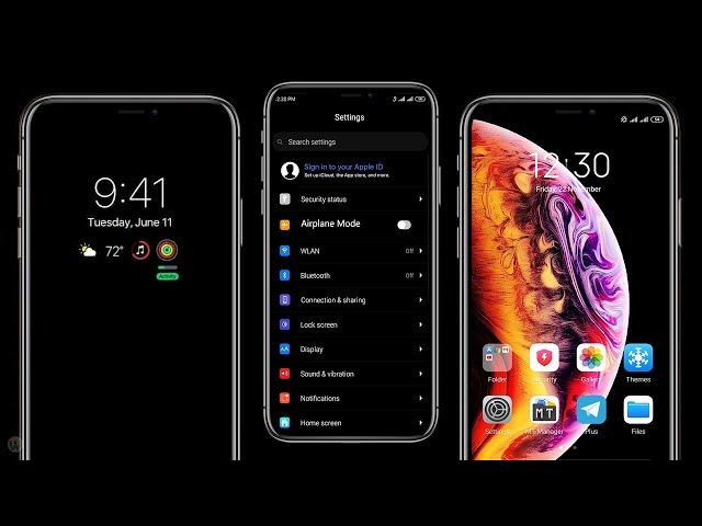 MIUI 11 Supported Dark iOS Theme For All Xiaomi Devices