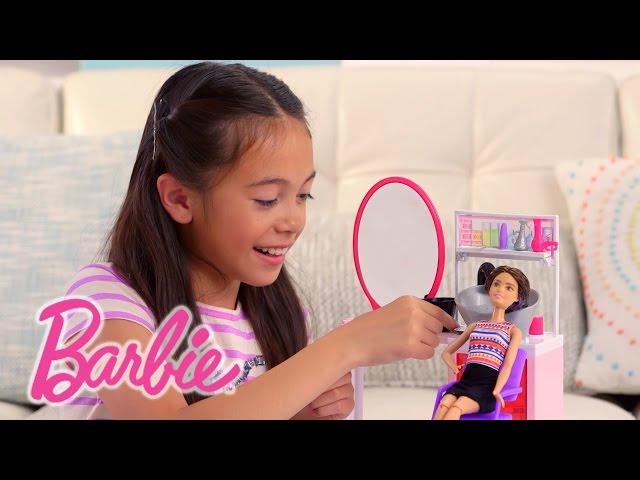 Barbie Sparkle Style Salon Demo Video | @Barbie