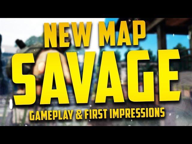 *NEW* PUBG Map "SAVAGE" - Gameplay & First Impressions!