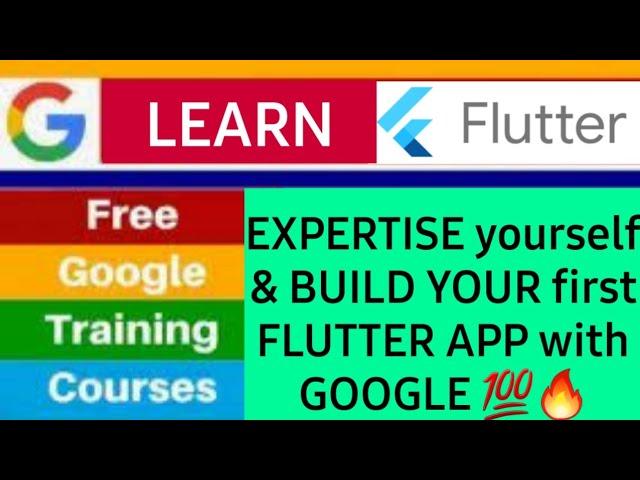 Learn FLUTTER APP Development from scratch by GOOGLE Free Courses | Flutter Tutorial for Beginners