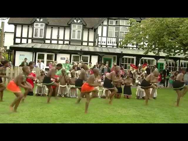 Project Zulu girls performing a traditional Zulu dance at Bristol Zoo   Copy