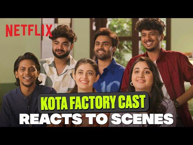 Cast Reacts to ICONIC Kota Factory Scenes️ | Jitendra K,Mayur M,Revathi P,Urvi S,Ranjan R,Alam K