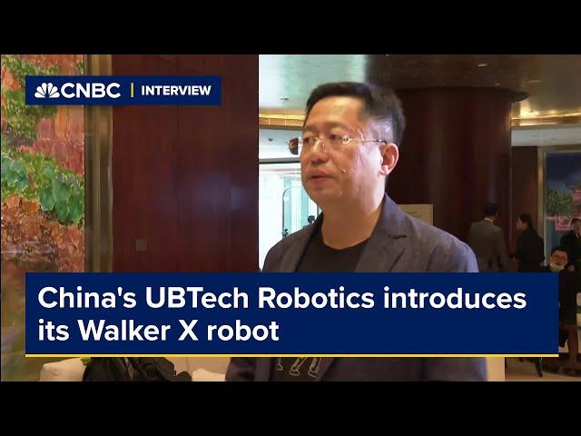 China's UBTech Robotics introduces its Walker X robot