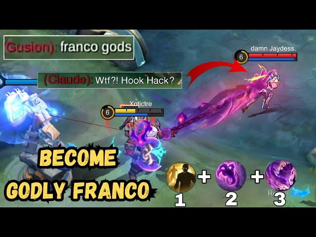 THIS FRANCO HOOK TRICKS WILL MAKE YOU GODLY FRANCO !! ( cheat hook ) ~ Mobile Legends