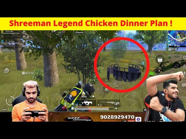 Shreeman Legend Chicken Dinner Full Plan | BGMI mobile | #bandhilki  #shreemanlegendlive