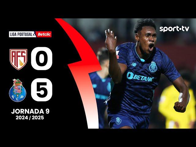 Resumo: AFS 0-5 FC Porto - Liga Portugal Betclic | sport tv