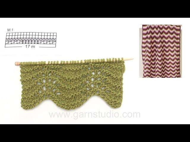 How to knit a wave pattern