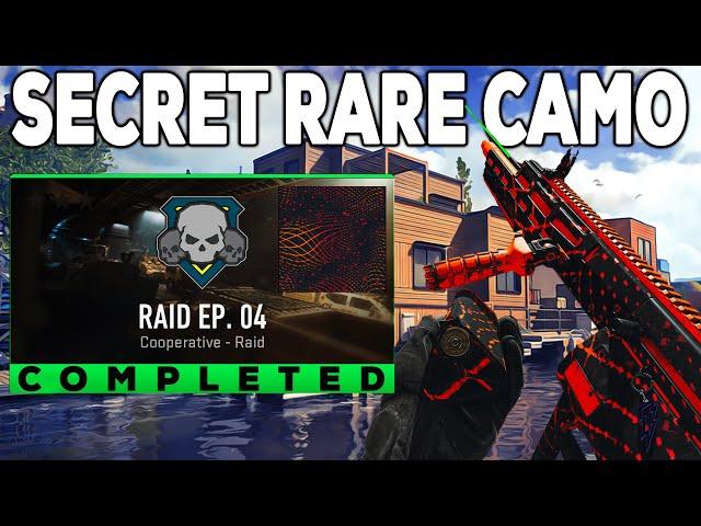 How To Get TARNISHED CAMO in MW2 Raid Episode 4 - Unlocking Secret Raid Camo Complete Guide