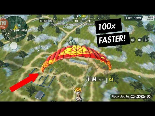 Rules Of Survival | HOW TO LAND FASTER!!