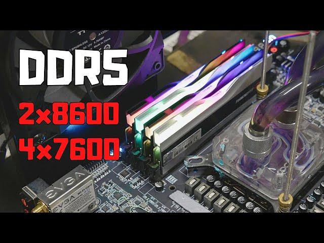 Overclocking 4 DDR5 Memory DIMMs to 7600MHz on EVGA Z790 Classified