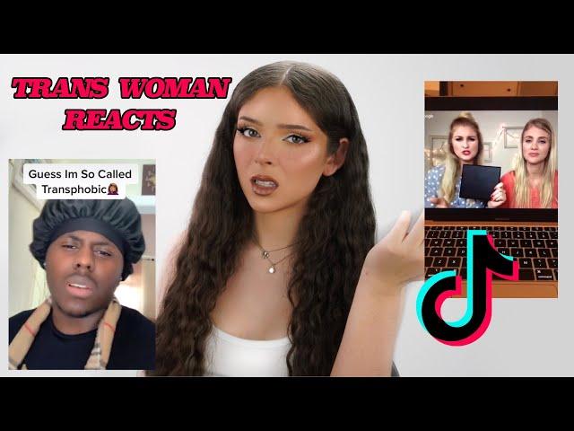 Trans Girl Reacts to Transphobic TikToks | Samantha Lux