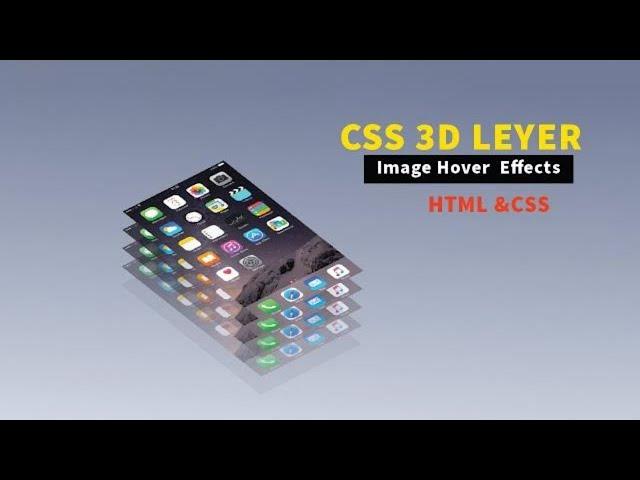 CSS 3d Layered Image Hover Effects  css ||  3d Image hover  css