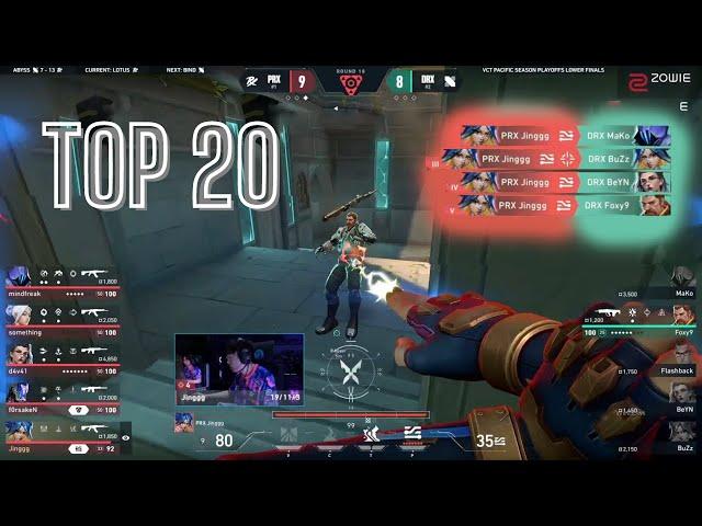 TOP 20 Valorant Pro League plays of the week