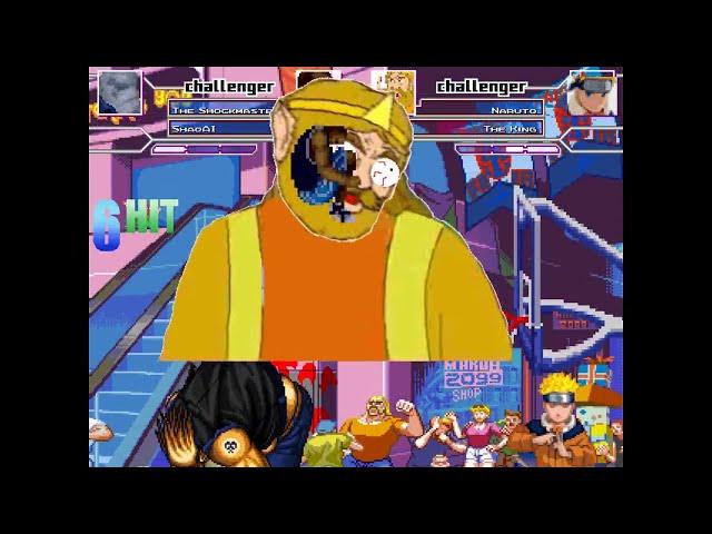 Shockmaster & Shaq VS. My Mugen Roster (Feat. Mario T)