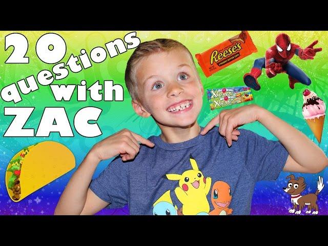 20 Facts About Me!  20 Things You Didn't Know About Zac from Family Fun Pack!